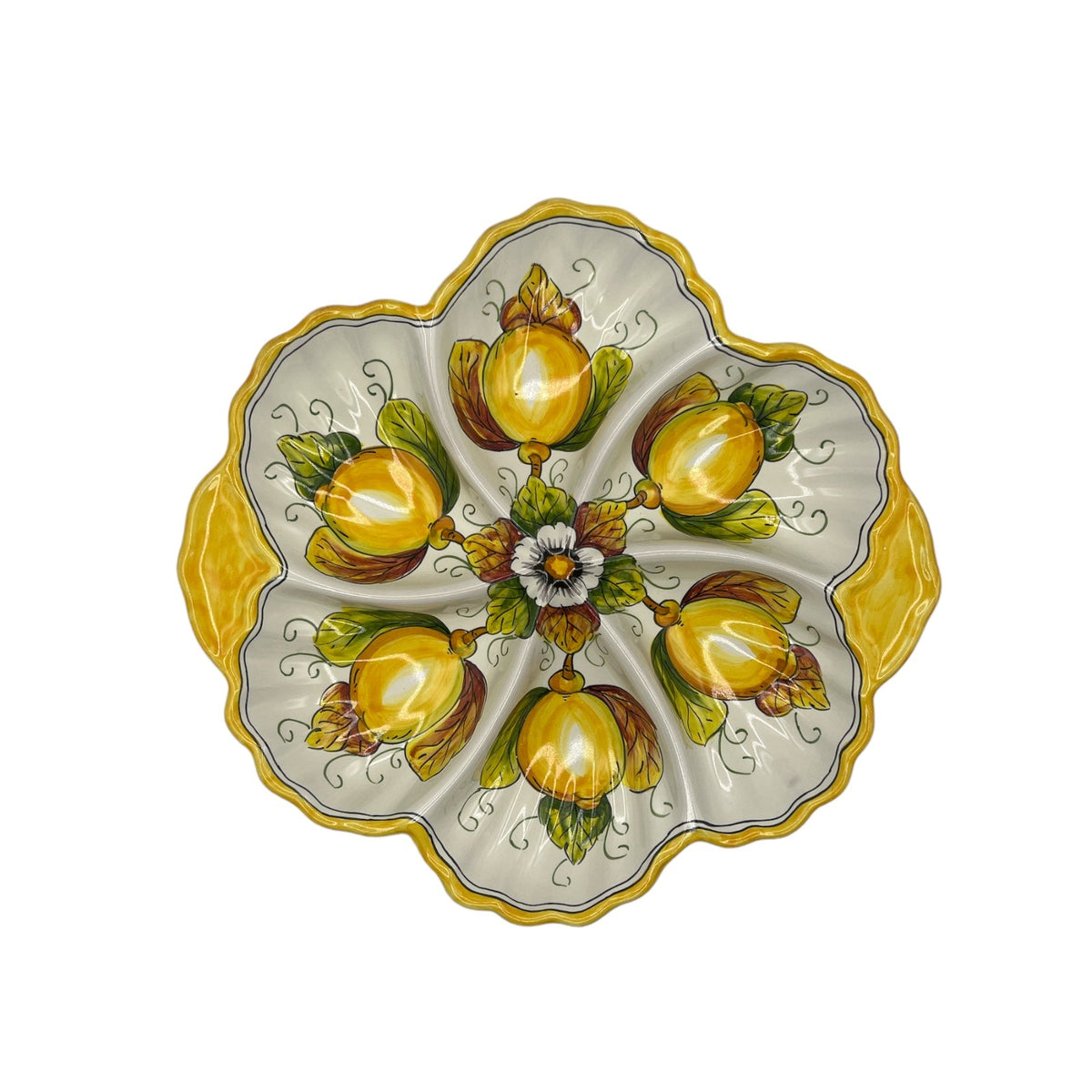 Antipastiera Fantasia Limoni e Fiori - Sorrento è