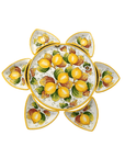 Antipastiera girella fantasia Fiori e Limoni - Sorrento è
