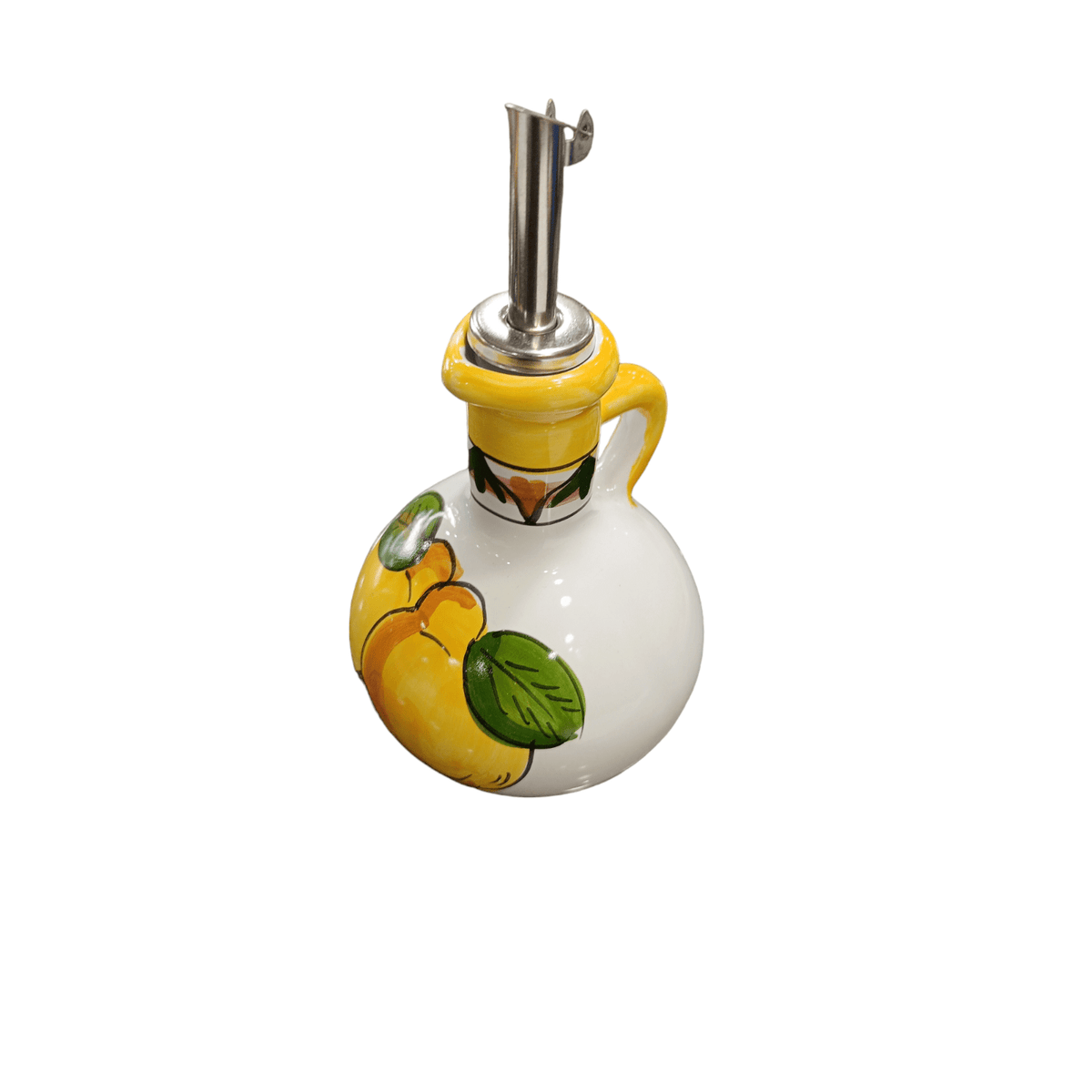 Bottiglia Olio Fantasia Limoni Geometrico - Sorrento è