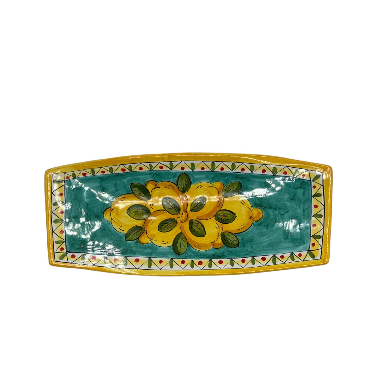 Piatto Sushi Fantasia Limoni Geometrico - Sorrento è