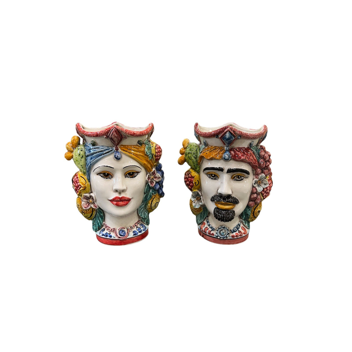 Teste di Moro Ceramica di Caltagirone Frutti CM18 - Sorrento è